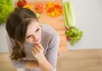 A woman in the kitchen